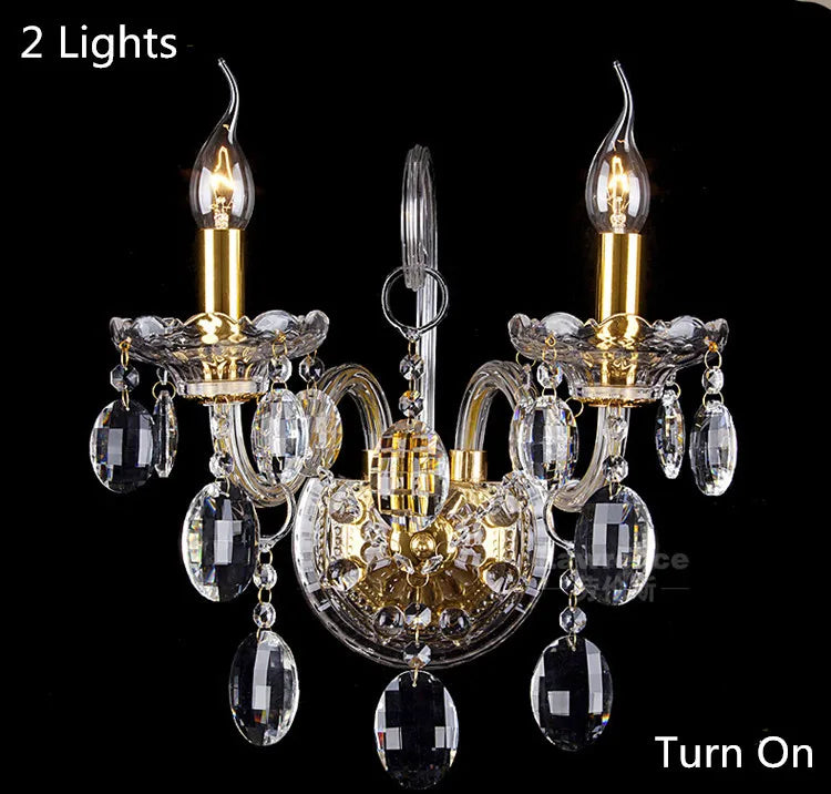 Modern Luxury led crystal chandelier crystal pendant droplight lustre light dining room Cafe children room candle chandeliers