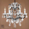 European crystal chandelier E14 retro loft living room bedroom home crystal lighting luxury villa restaurant candle lighting
