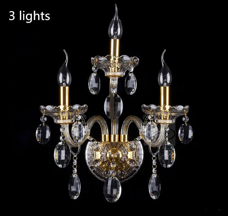 Modern Luxury led crystal chandelier crystal pendant droplight lustre light dining room Cafe children room candle chandeliers