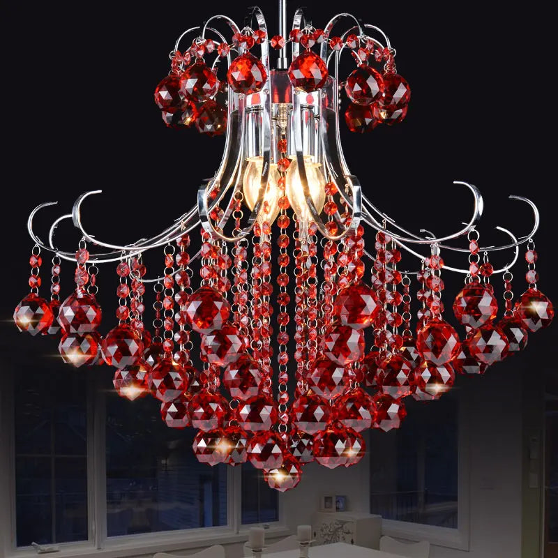 Modern Crystal chandelier lighting for Living room Bedroom Kitchen luminaria pendente indoor house diningroom chandeliers