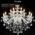 Crystal Modern Chandelier with Luxurious Luster, K9 High-quality Clear Crystal Lamp, Living Room, Auditorium Decoration Light