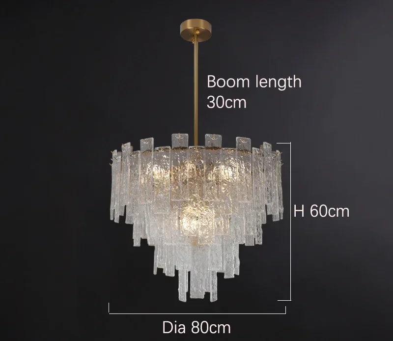 Nordic Luxury Crystal Chandelier Postmodern LED Pendant Lights For Living Dining Room Bedroom Hotel Home Decor Hanging Lamp