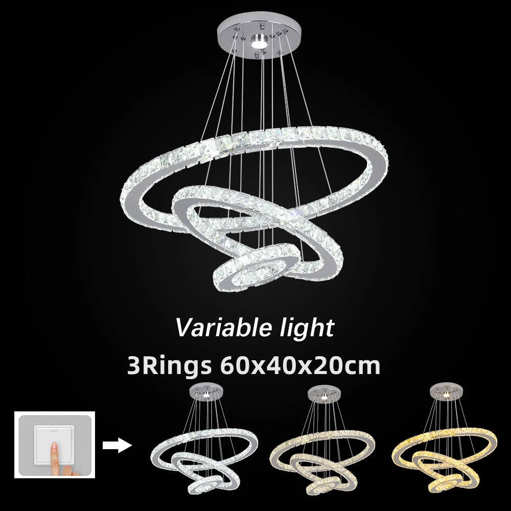 Crystal Chandelier Modern Large Crystal Pendant Lights Fixture For Living Room Bedroom Ceiling Lamp Lustres Luminaire Plafonnier