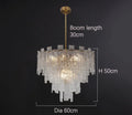 Nordic Luxury Crystal Chandelier Postmodern LED Pendant Lights For Living Dining Room Bedroom Hotel Home Decor Hanging Lamp