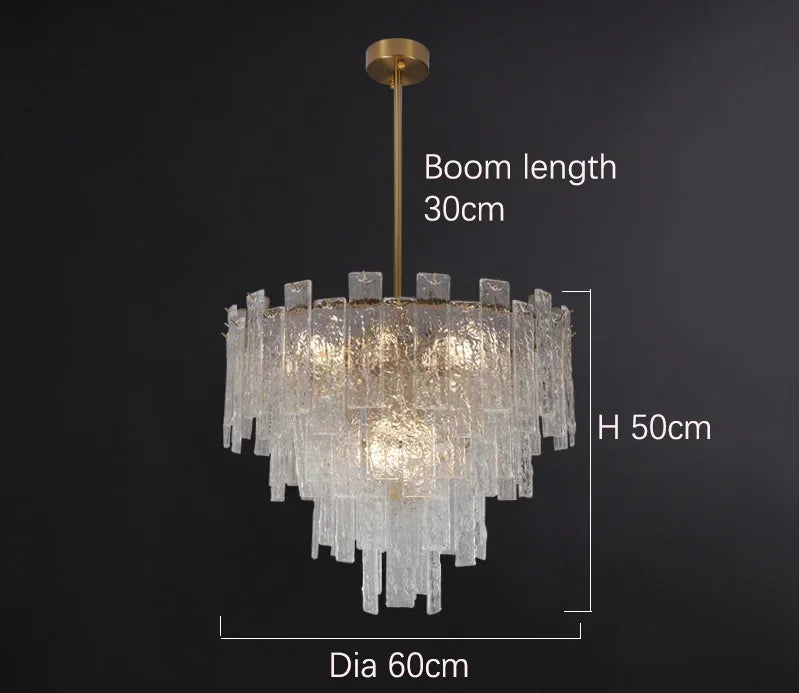 Nordic Luxury Crystal Chandelier Postmodern LED Pendant Lights For Living Dining Room Bedroom Hotel Home Decor Hanging Lamp
