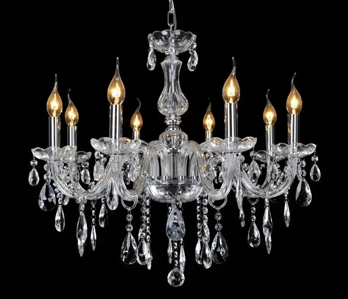 Crystal Chandelier Home Lighting Lustres De Cristal E14 Bulb Light Fixtures Chandelier and Pendant Living Room Indoor Lamp