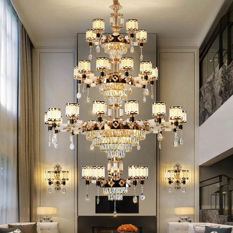 Crystal Chandelier For Living Room Home Decoration Kitchen Lamp For Dining Room Lamp Bedroom Lamp Luxury Romantic Pendant Lamp