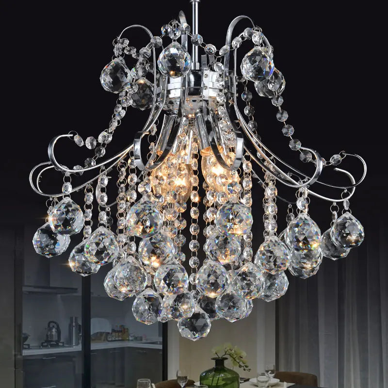 Modern Crystal chandelier lighting for Living room Bedroom Kitchen luminaria pendente indoor house diningroom chandeliers