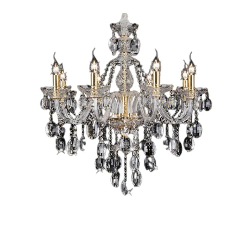 Modern Luxury led crystal chandelier crystal pendant droplight lustre light dining room Cafe children room candle chandeliers