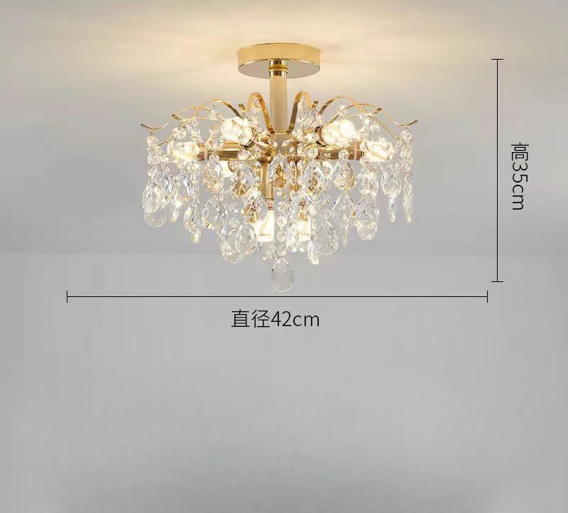 Modern Luxury Crystal Ceiling Chandelier For Living Room dining room Bedroom Ceiling Lamp LED Lights home appliance AC85-260V