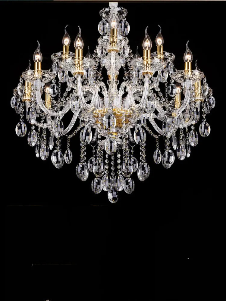 Modern Luxury led crystal chandelier crystal pendant droplight lustre light dining room Cafe children room candle chandeliers