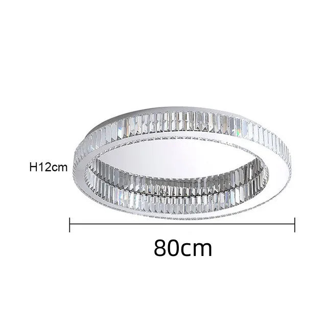 Modern Gold Crystal  Ceiling Chandelier for  Living Room Bedroom Luxury Round Ceiling light  Led Indoor Lighting Decor