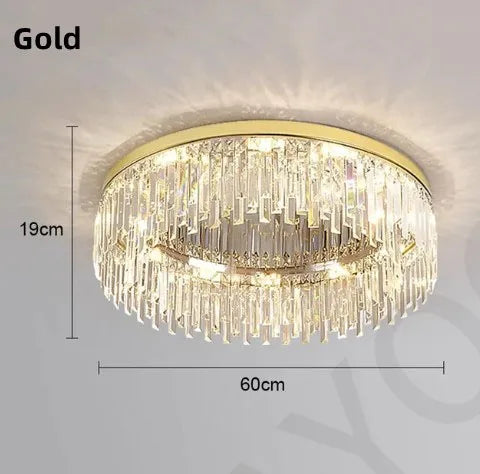 Modern Ceiling Chandelier Crystal Nordic Ceiling Lamps Bedroom Decoration Living Room Lighting Pendant Light LED Light Lustre