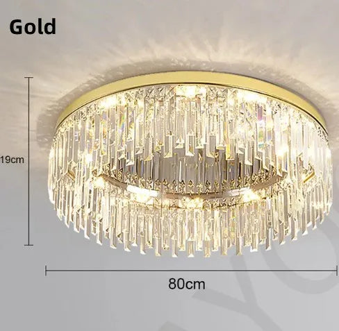 Modern Ceiling Chandelier Crystal Nordic Ceiling Lamps Bedroom Decoration Living Room Lighting Pendant Light LED Light Lustre