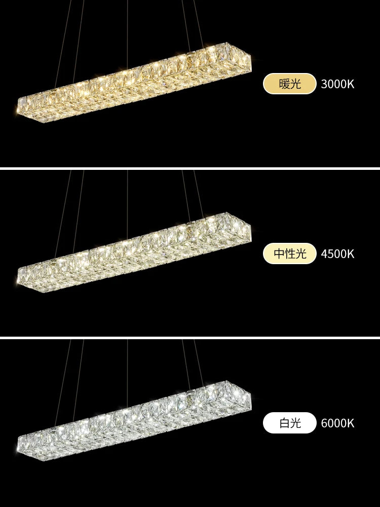 Modern Art Decor Led Chandelier Lighting Crystal Led Pendant Chandelier Lamp Living Room Dining Room Hanging Lights Luminaire