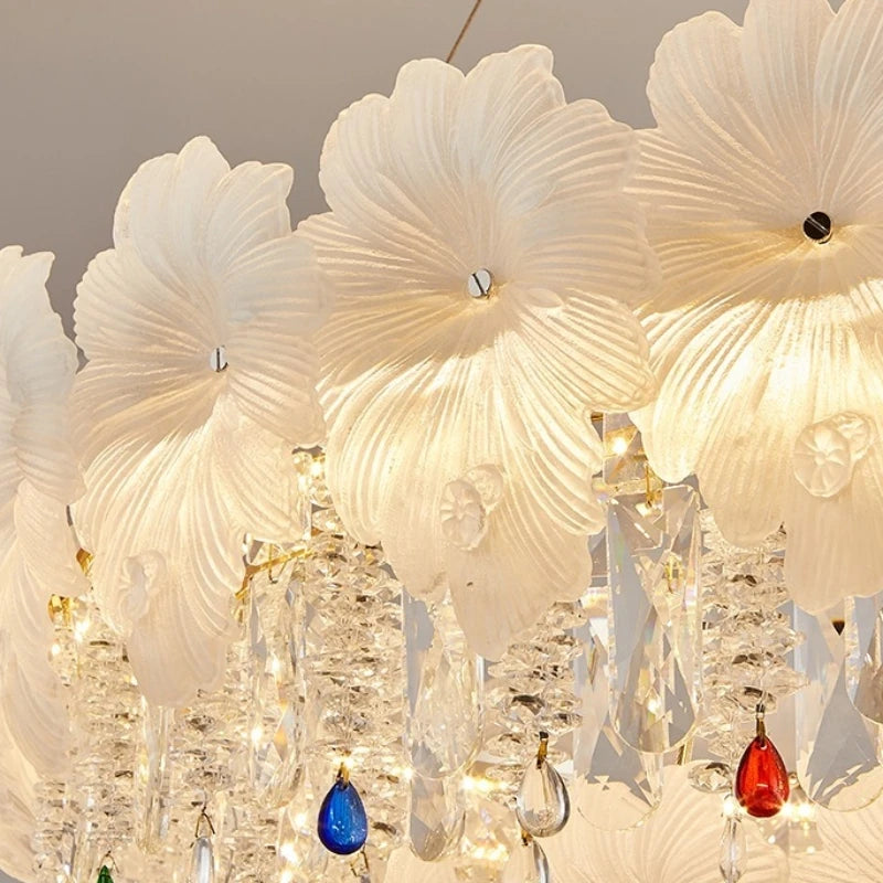 French Crystal Chandelier Modern Luxury Pendant Light for Living Room Dining Room Bedroom 2024 Minimalist Elegant Chandelier