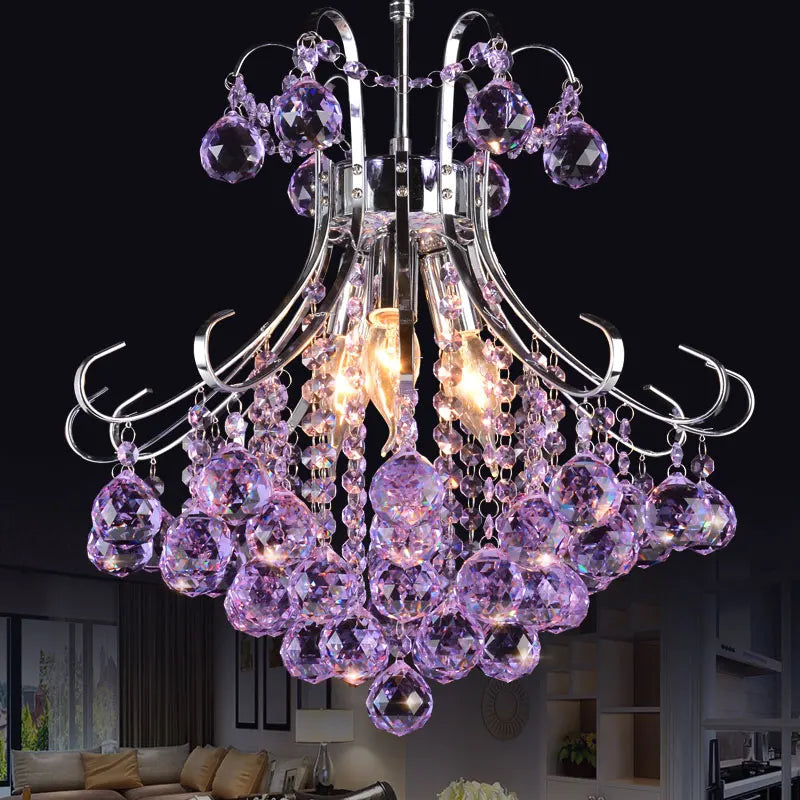 Modern Crystal chandelier lighting for Living room Bedroom Kitchen luminaria pendente indoor house diningroom chandeliers